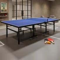 Masa tenis INTERIOR Total Sport - Home Set palete si mingi gratuit